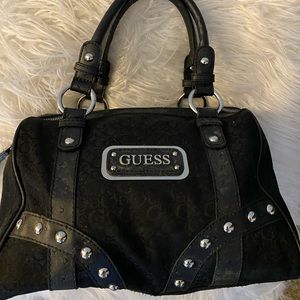 Black Guess Satchel purse